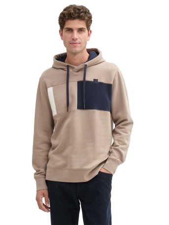 Tom Tailor Trui HOODIE MET LOGOBADGE 1044028 13626