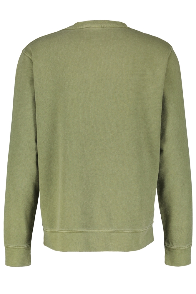 GEMELEERDE TRUI MET RONDE HALS 24D4013 612 Sage Green