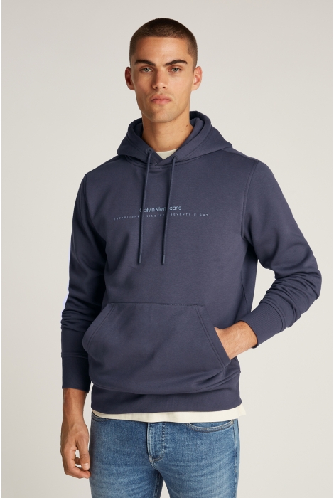 Calvin Klein minimal logo hoodie