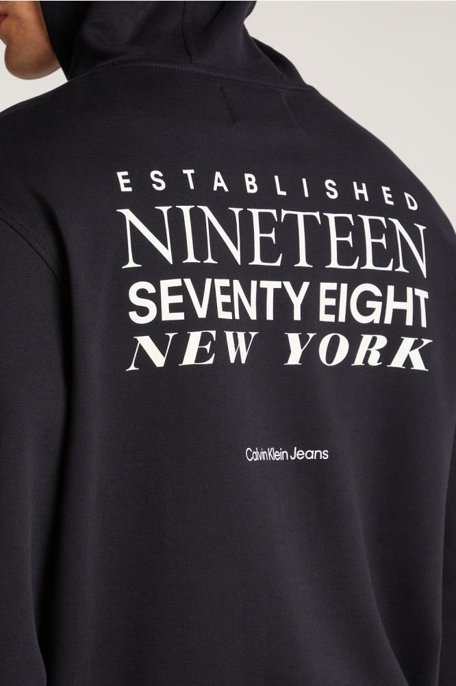 TYPEFACE GRAPHIC HOODIE J30J327403 CK BLACK