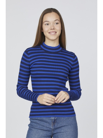 SisterS point T-shirt HUGA T LS 18260 B COBALT/STRIPE