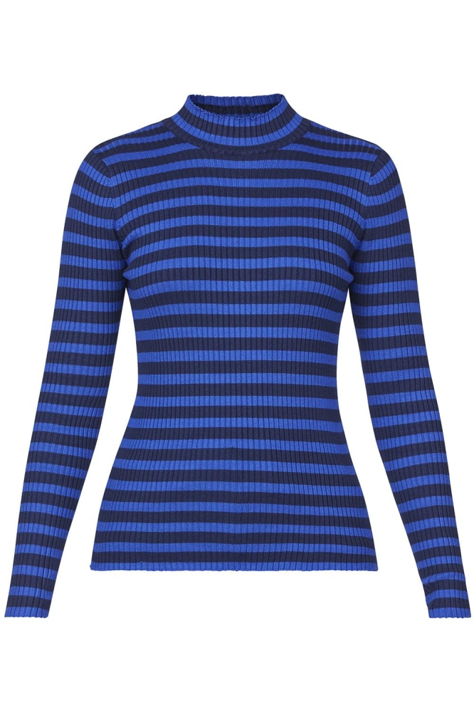 HUGA T LS 18260 B COBALT/STRIPE