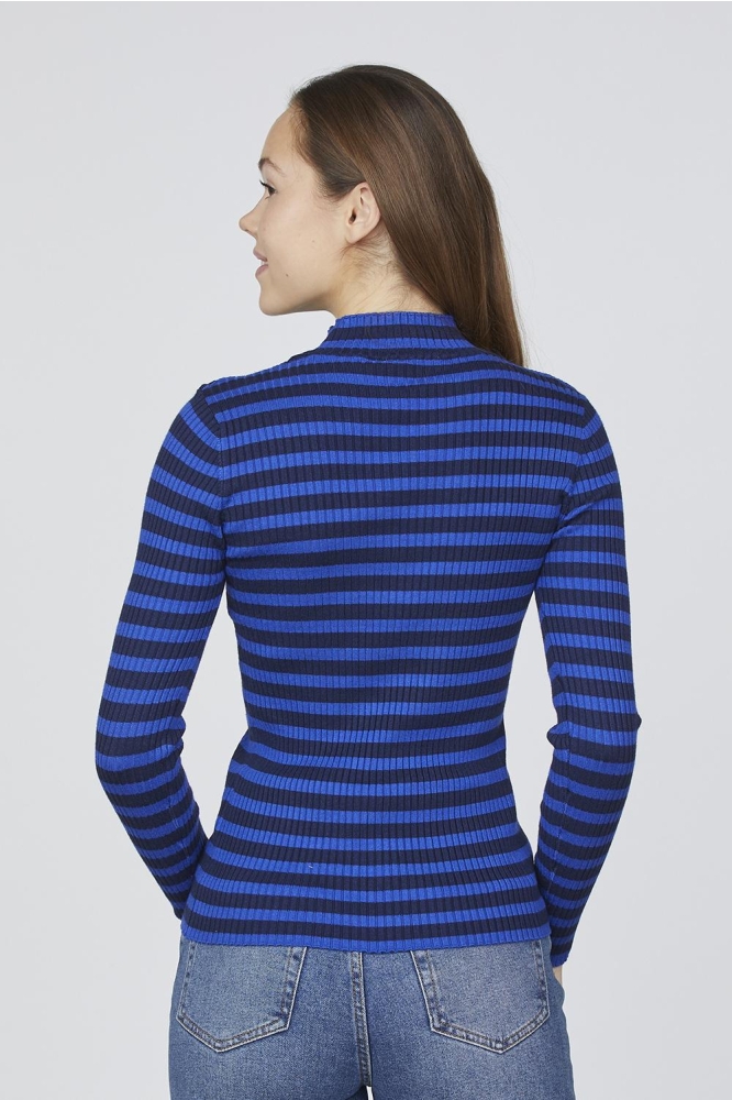 HUGA T LS 18260 B COBALT/STRIPE