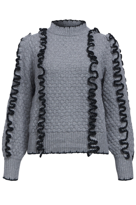 Object objyaa l/s knit pullover rep