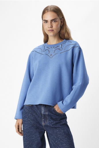 Object Trui OBJBETZY L/S LO PULLOVER E AW FAIR 23046581 RIVERSIDE