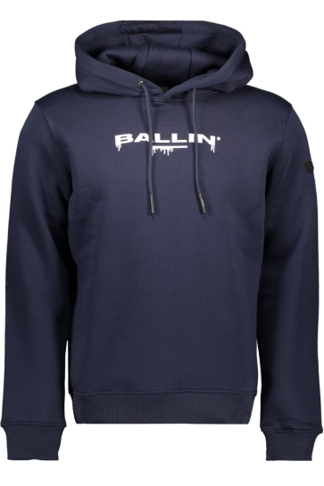 Ballin Trui DRIPPING LOGO HOODIE 24039306 07 NAVY