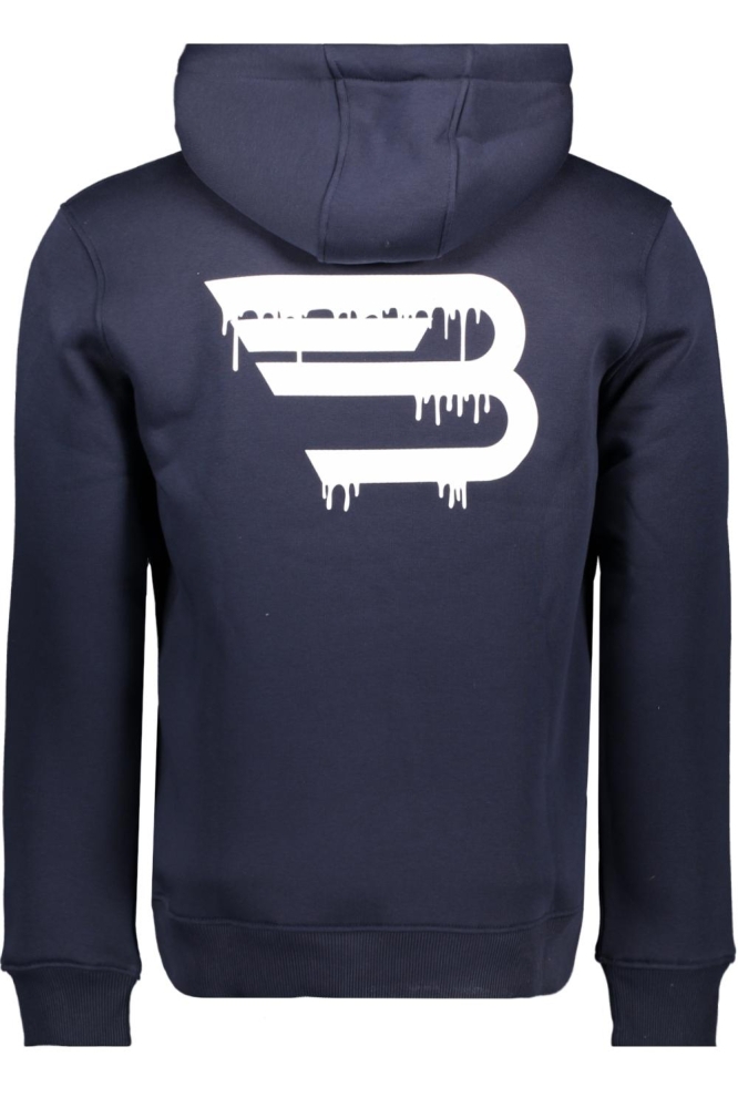 DRIPPING LOGO HOODIE 24039306 07 NAVY