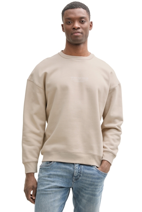 Tom Tailor relaxed printed crewneck sweat