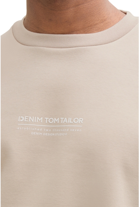 Tom Tailor relaxed printed crewneck sweat