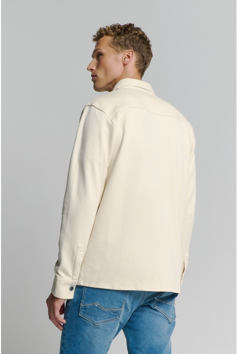 NO-EXCESS overshirt button closure sweat