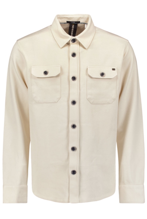 NO-EXCESS overshirt button closure sweat