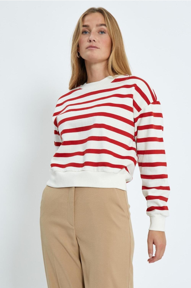 ESTELLA SWEAT MI6470 4175S TOMATO STRIPED