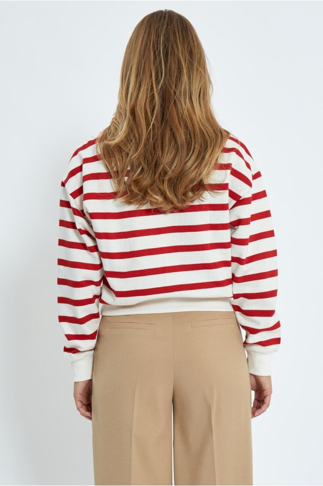 ESTELLA SWEAT MI6470 4175S TOMATO STRIPED