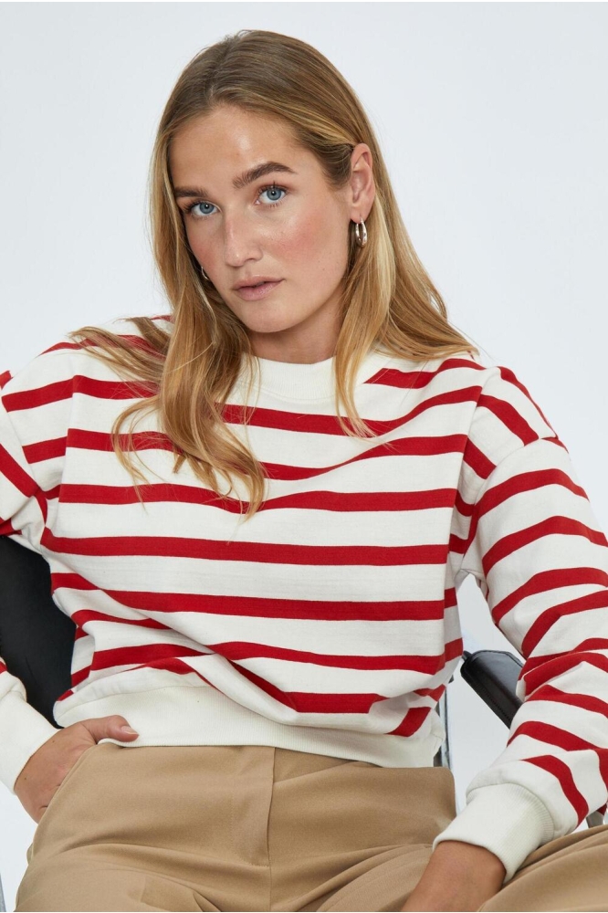 ESTELLA SWEAT MI6470 4175S TOMATO STRIPED