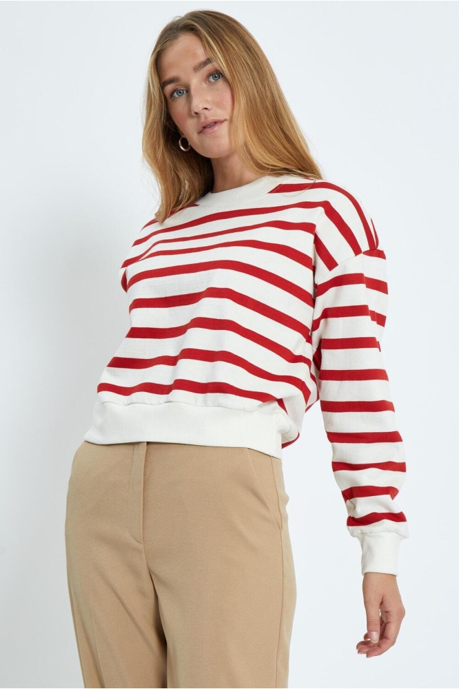 ESTELLA SWEAT MI6470 4175S TOMATO STRIPED