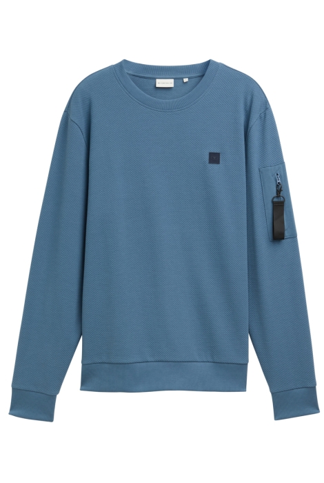 Tom Tailor structured crew-neck sweater