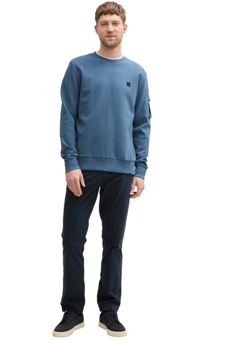 Tom Tailor structured crew-neck sweater