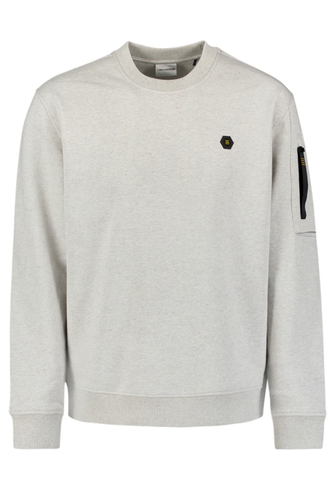 NO-EXCESS sweater crewneck melange