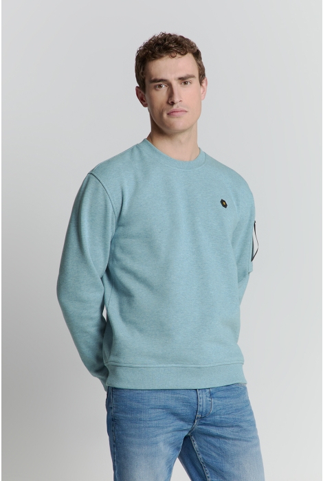 NO-EXCESS sweater crewneck melange