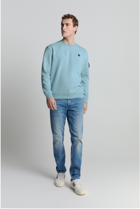 NO-EXCESS sweater crewneck melange