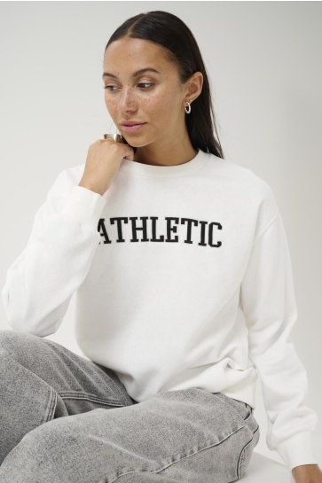 Kaffe Trui KAVIOLA SWEATSHIRT 10509722 110602 CHALK