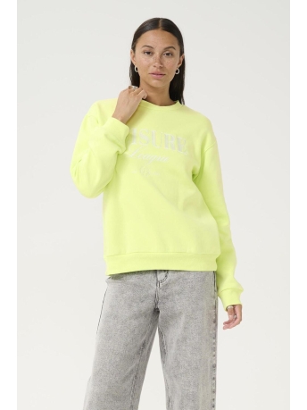 Kaffe Trui KAVIOLA SWEATSHIRT 10509722 130324 LETTUCE GREEN