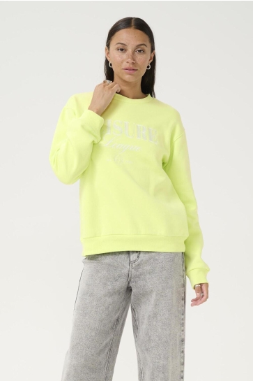 Kaffe Trui KAVIOLA SWEATSHIRT 10509722 130324 LETTUCE GREEN