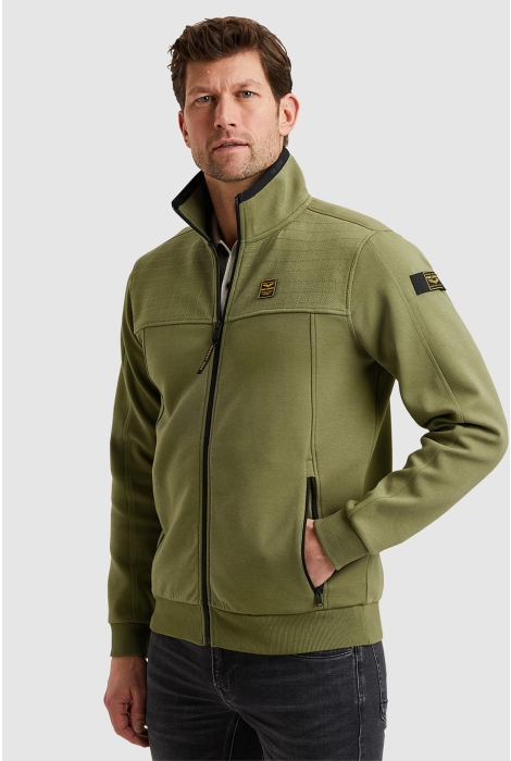 PME legend zip jacket spacer look sweat