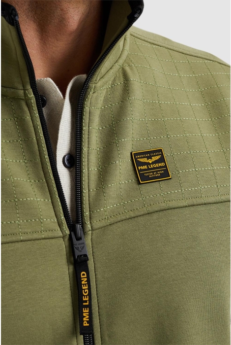 PME legend zip jacket spacer look sweat