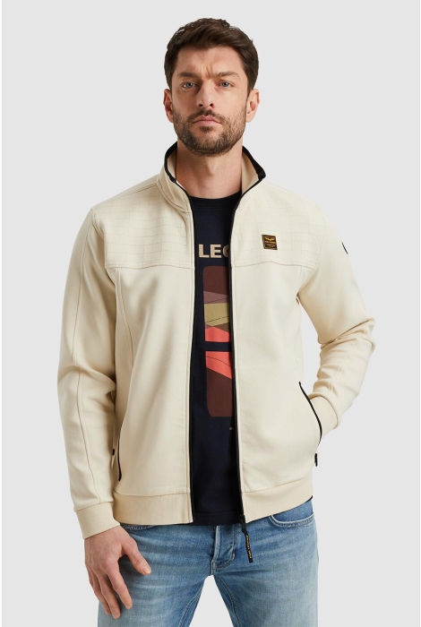 PME legend zip jacket spacer look sweat