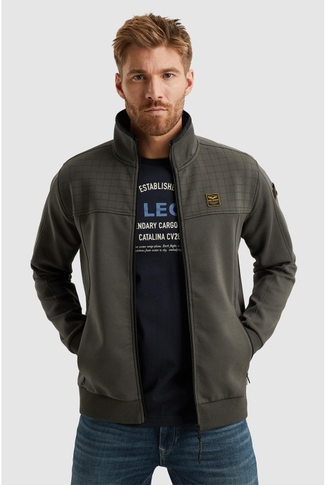 PME legend zip jacket spacer look sweat