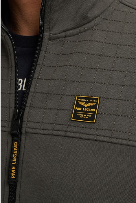 PME legend zip jacket spacer look sweat