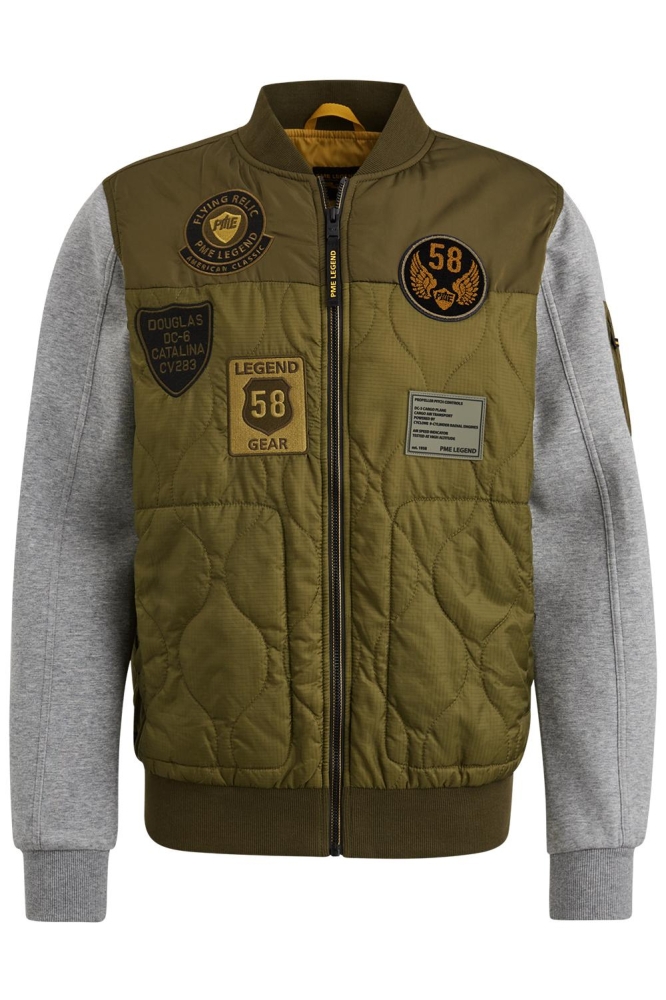 HYBRID JACKET MET BADGES PSW2502483 6380