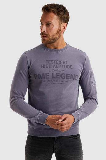 PME legend Trui SWEATSHIRT MET ARTWORK PSW2502482 4184