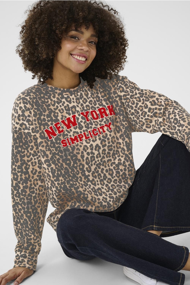 CUCHIRA CHARLIE SWEATSHIRT 50111627 107355 LEOPARD