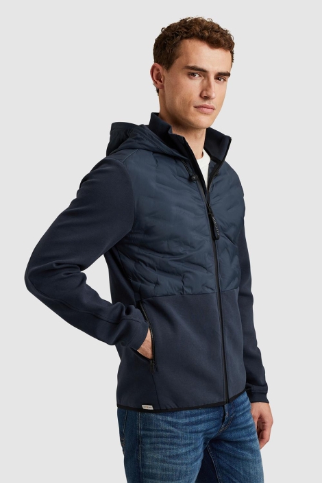 Cast Iron zip jacket interlock nylon