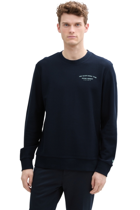 Tom Tailor structured crewneck