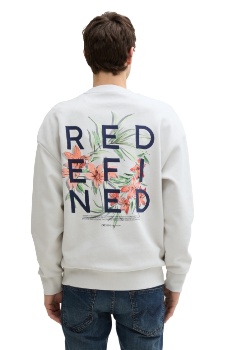 Tom Tailor relaxed printed crewneck sweat