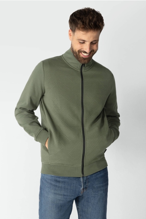 BlueFields sweat cardigan plain