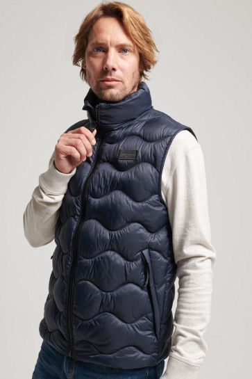 Superdry Jas STUDIOS XPD GILET M5011697A ECLIPSE NAVY