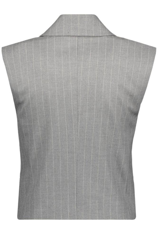 BOWEN W24 GILET PSG264 000460 GREY MELANGE