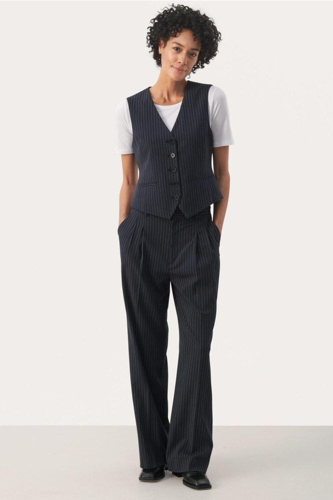 RIKKEPW WA 30309030 303291 DARK NAVY PINSTRIPE