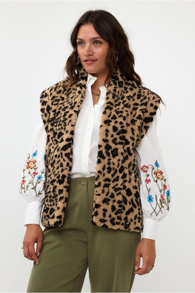 GILET ABBY FC2406 1043 LEOPARD