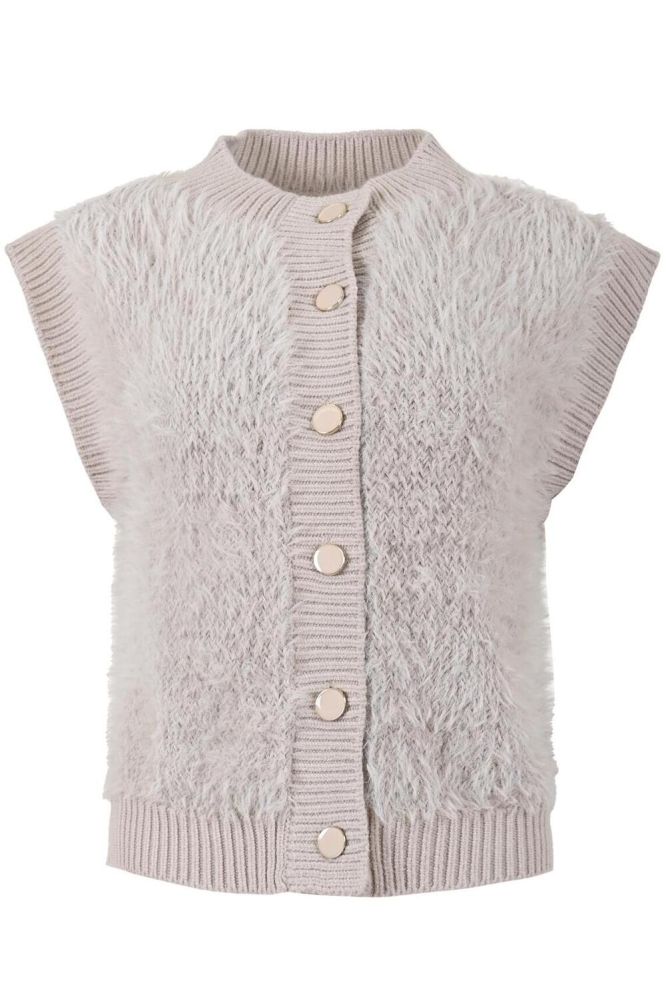 LILARA GILET WI24 65 402 SAND