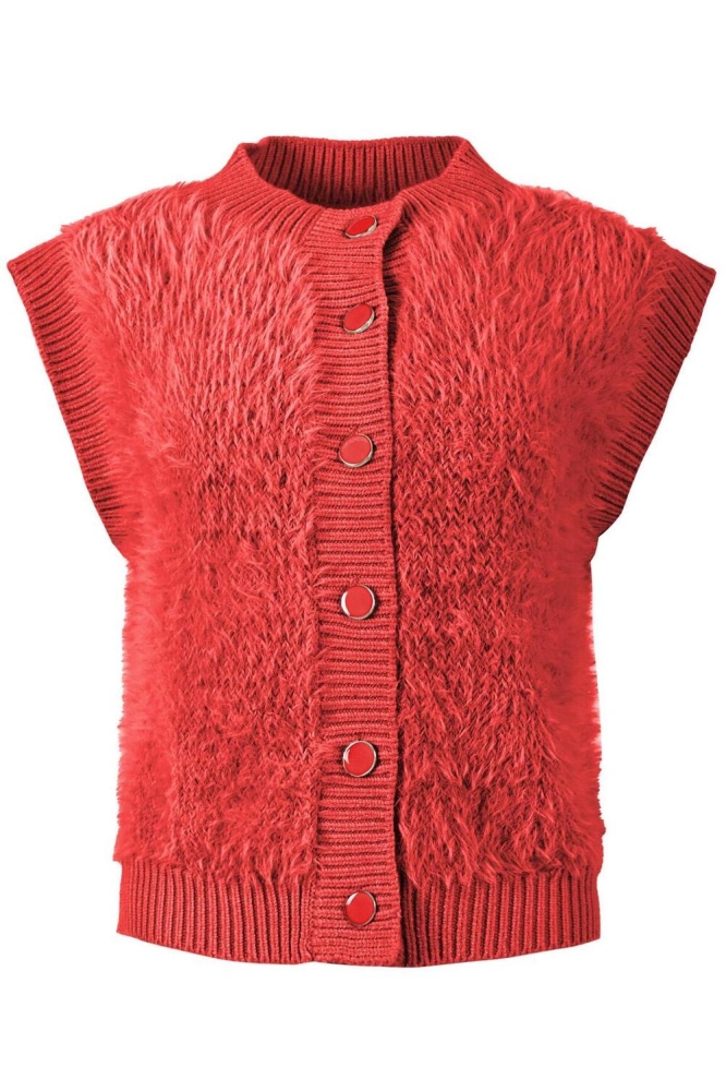 LILARA GILET WI24 65 402 RED