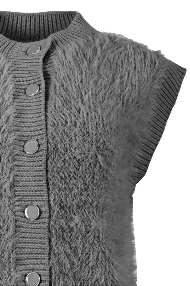 LILARA GILET WI24 65 402 ANTRACITE