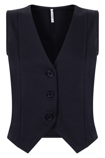 Zoso Vest COTTON JERSEY GILETS JOY 251 0008 NAVY