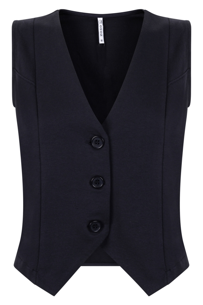 COTTON JERSEY GILETS JOY 251 0008 NAVY