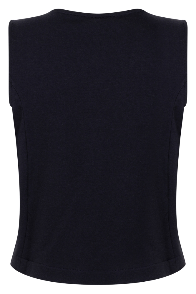 COTTON JERSEY GILETS JOY 251 0008 NAVY