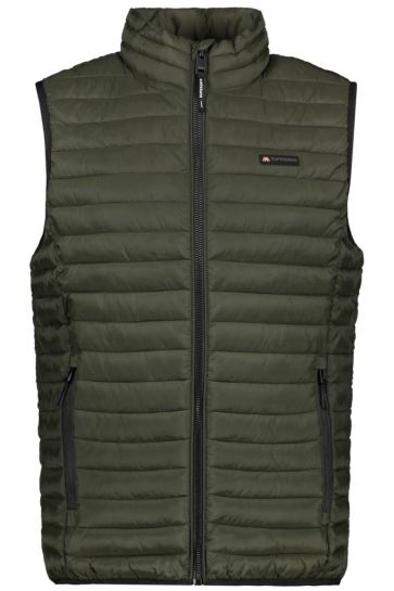 Superdry Jas FUJI LITE GILET M5012056A SURPLUS GOODS OLIVE